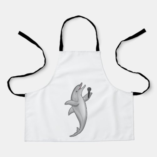 Dolphin Singer Microphone Apron