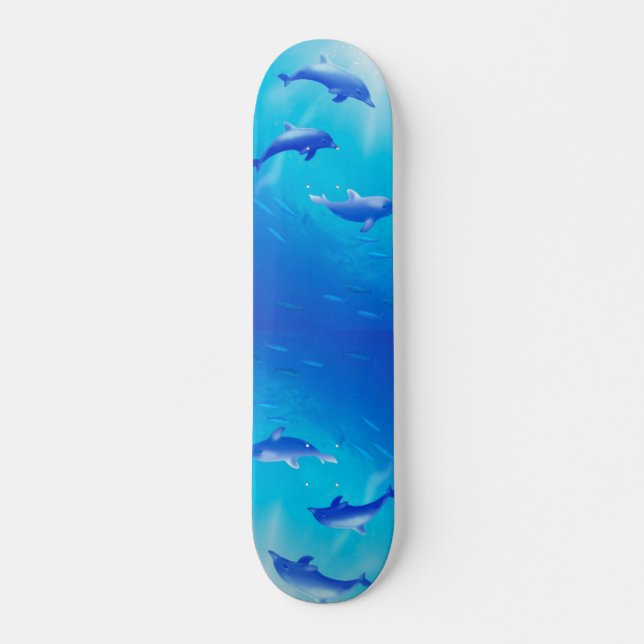 Dolphin Skateboard Deck (Front)