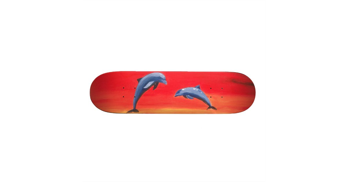 pix Dolphin Rock Painting Ideas Sunset zazzle