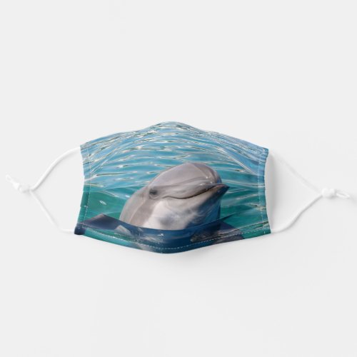 Dolphin Smiling Photography or Your Photo Adult Cloth Face Mask