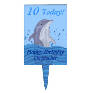 Dolphin Splash Cake Topper