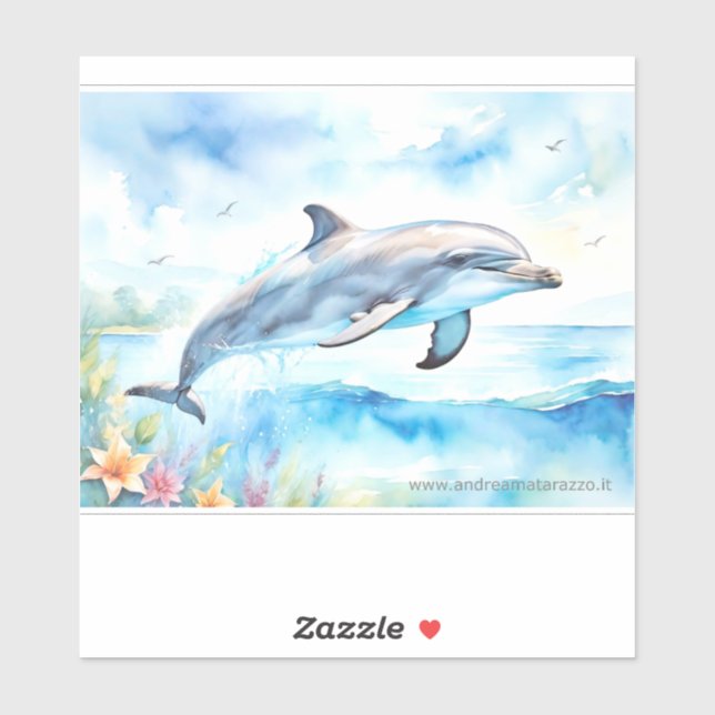 Dolphin Sticker (Sheet)