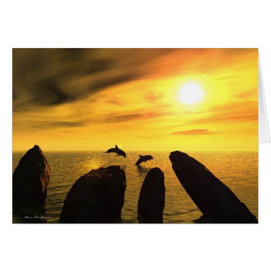 Dolphin Stones Cards (Front Horizontal)
