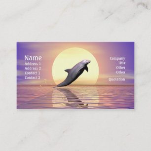 Dolphin Sun Business Card