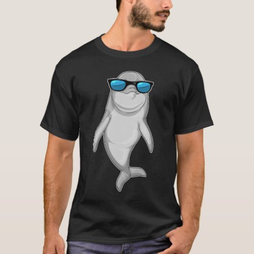Dolphin Sunglasses T_Shirt