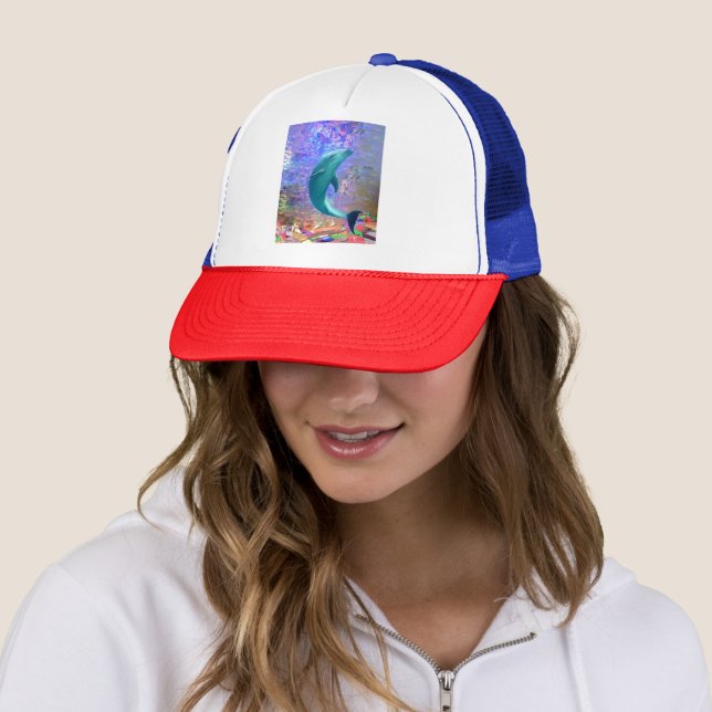 Dolphin Sunlight Trucker Hat (In Situ)