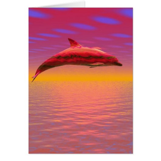 Dolphin Sunset Cards (Front)