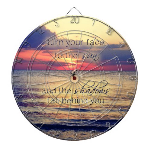 Dolphin Sunset Dartboard