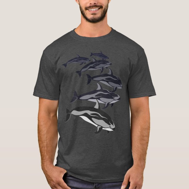 Dolphin T-Shirt Unisex Dolphin Art Shirts (Front)