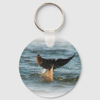 Dolphin Tail up Keychain