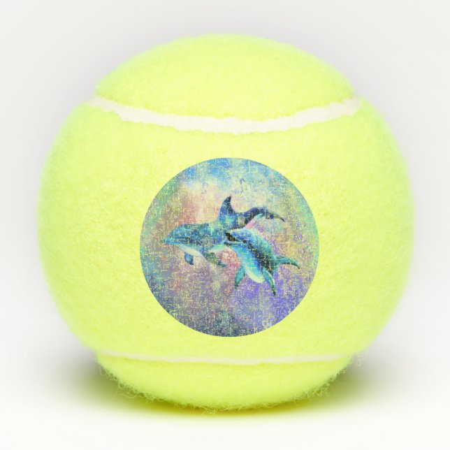 Dolphin Tennis Balls (Back)