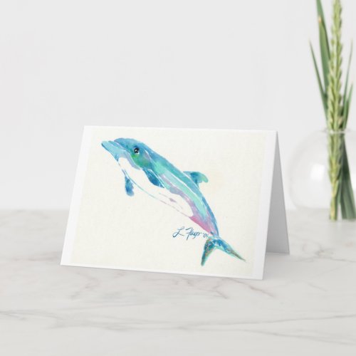 Dolphin Thank You Card