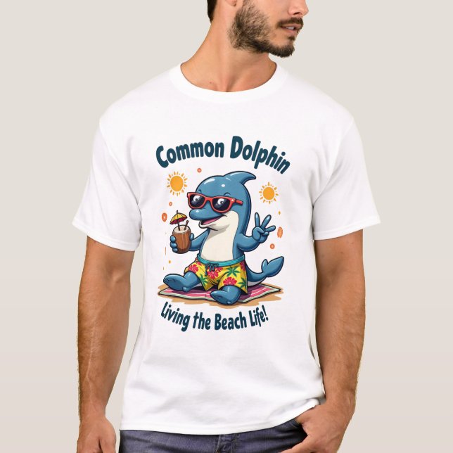 Dolphin: The Intelligent Ocean Wanderer T-Shirt (Front)