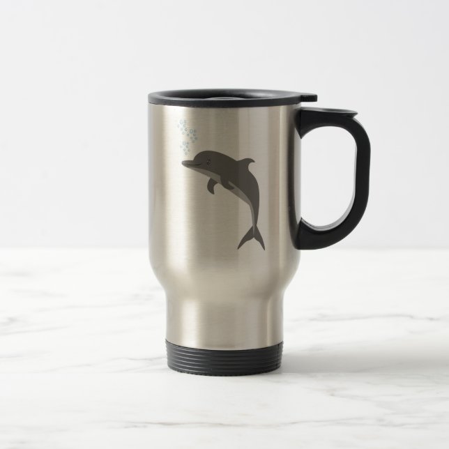 Dolphin Travel Mug (Right)