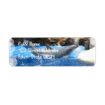 Dolphin Tricks Return Address Label