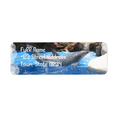Dolphin Tricks Return Address Label