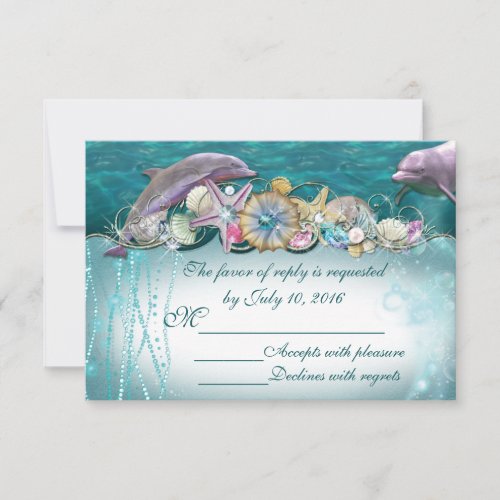 Dolphin Under the Sea Insert Cards