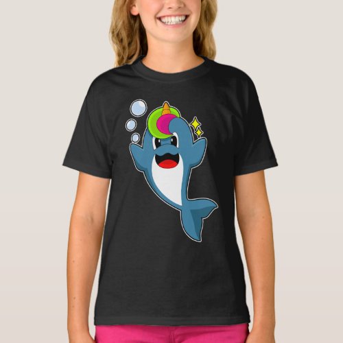 Dolphin Unicorn T_Shirt