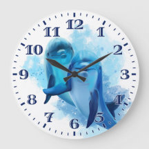 Dolphin Wall Clock