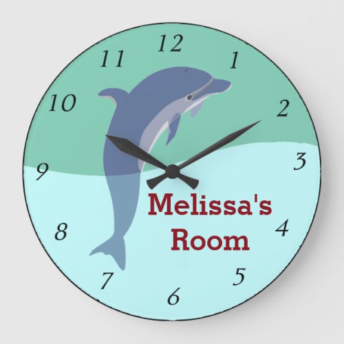 Dolphin Wall Clock _ Personalized