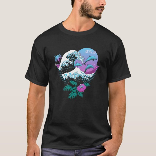 Dolphin Waves T-Shirt (Front)