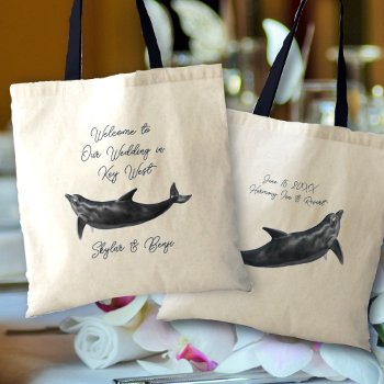 Dolphin Wedding Welcome Bags by sandpiperWedding at Zazzle