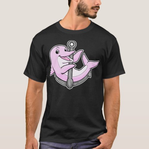 Dolphin with Anchor T_Shirt