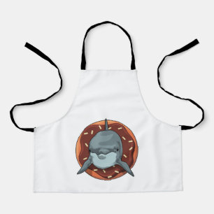 Dolphin with Donut Apron