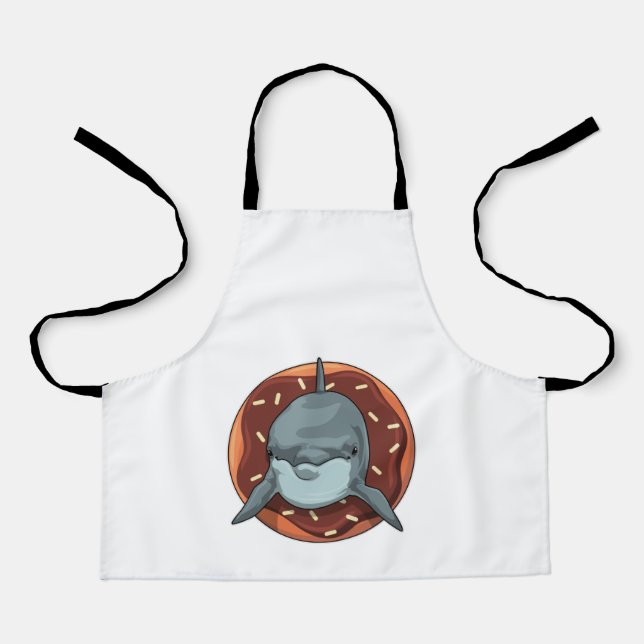 Dolphin with Donut Apron (Front)