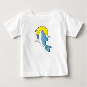 Dolphin with Fitness tires Baby T-Shirt