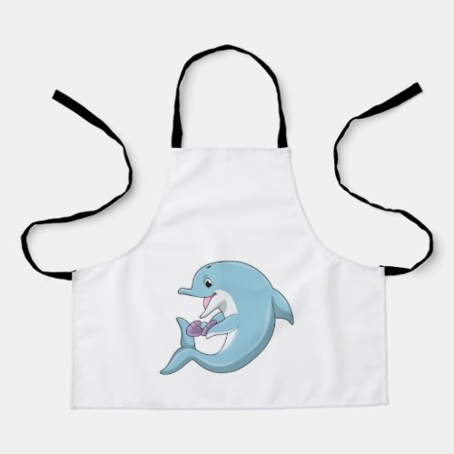 Dolphin with Pearl Apron