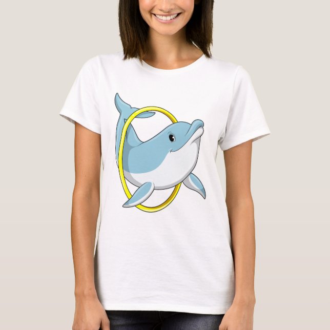 Dolphin with Ring T-Shirt (Front)