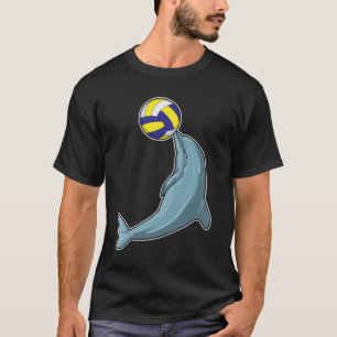 Dolphin with Volleyball T-Shirt