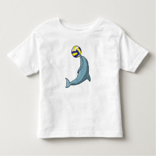 Dolphin with Volleyball Toddler T-shirt