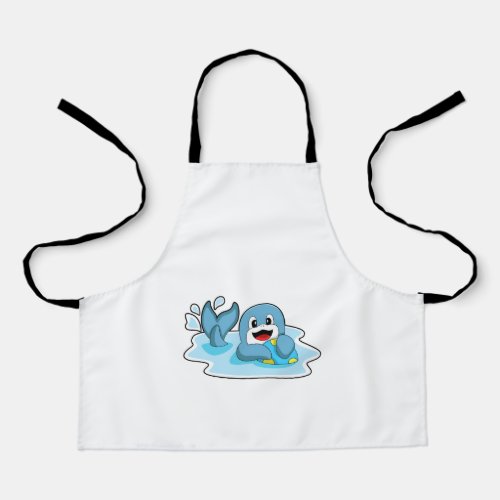 Dolphin with Water polo Apron