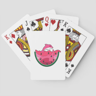Dolphin with Watermelon Poker Cards