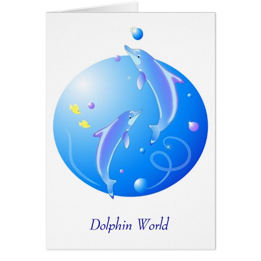 Dolphin World Cards (Front)