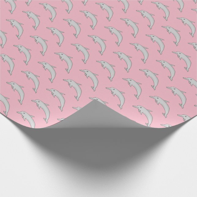 Dolphin Wrapping Paper (Corner)