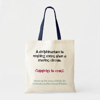 Dolphinariums are Cruel Tote Bag