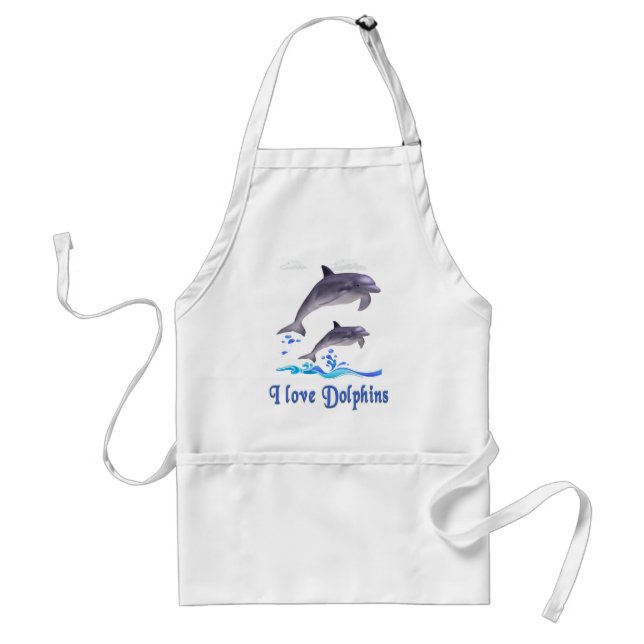 Dolphins Adult Apron (Front)