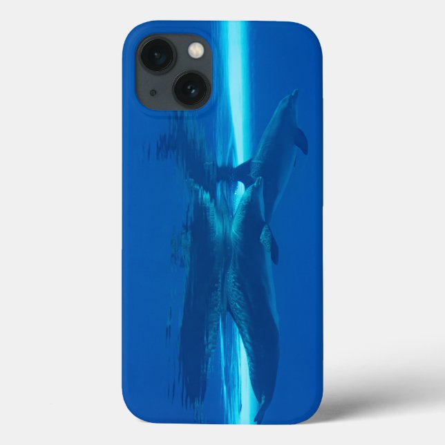 Dolphins and reflections Case-Mate iPhone case (Back)