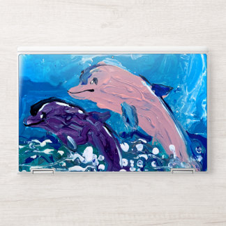Dolphins "Art by Kids" HP Laptop Skin