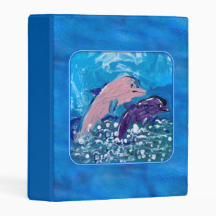 Dolphins "Art by Kids" Mini Binder