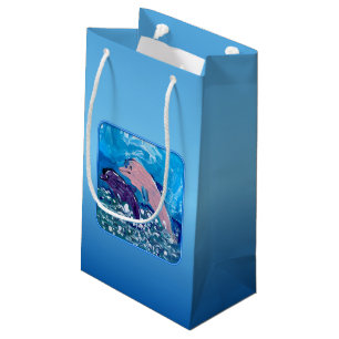 Dolphins "Art by Kids" Small Gift Bag
