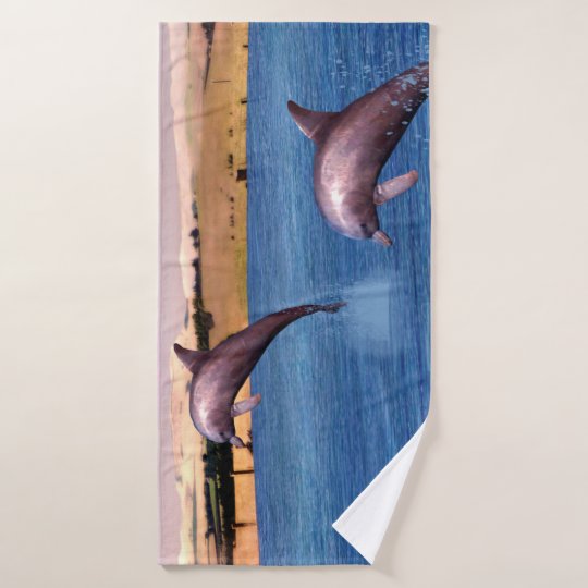 Dolphins Bath Towel Set