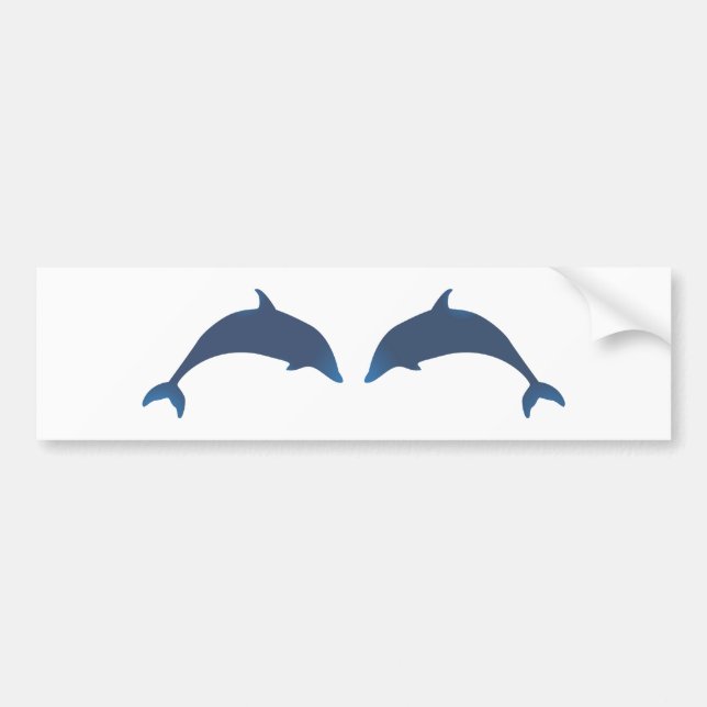 dolphins bumper sticker (Front)