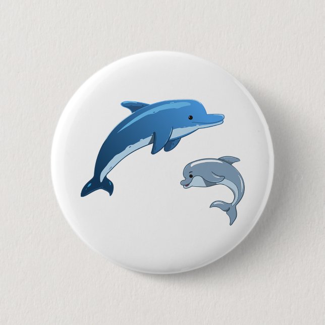 Dolphins 🐬 button (Front)