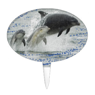 Dolphins Cake Topper