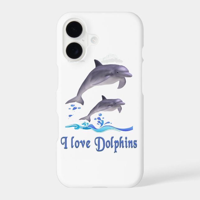 Dolphins Case-Mate iPhone Case (Back)