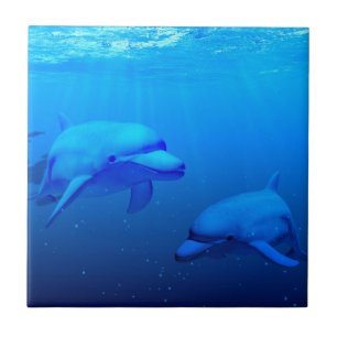 Dolphins Ceramic Tile